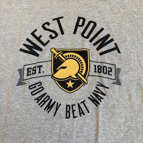Champion Heathered Gray, Graphic, West Point "Go Army Beat Navy", T-Shirt- 2XL - Picture 5 of 9